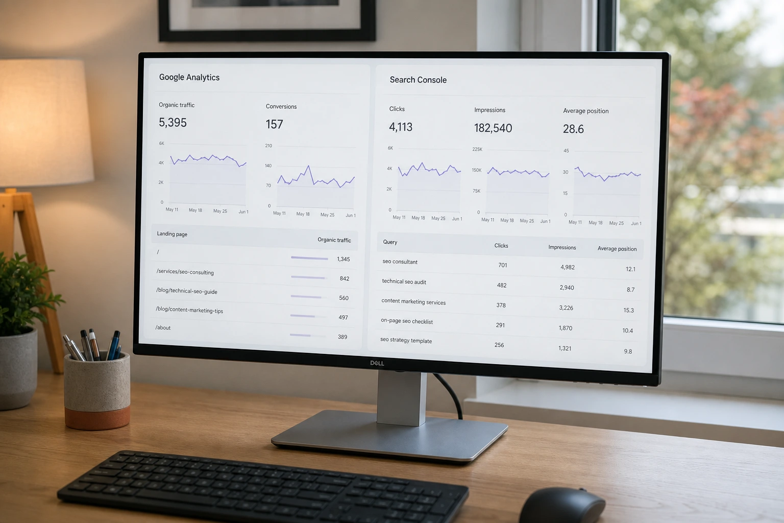 Analytics & Reporting professional SEO workflow