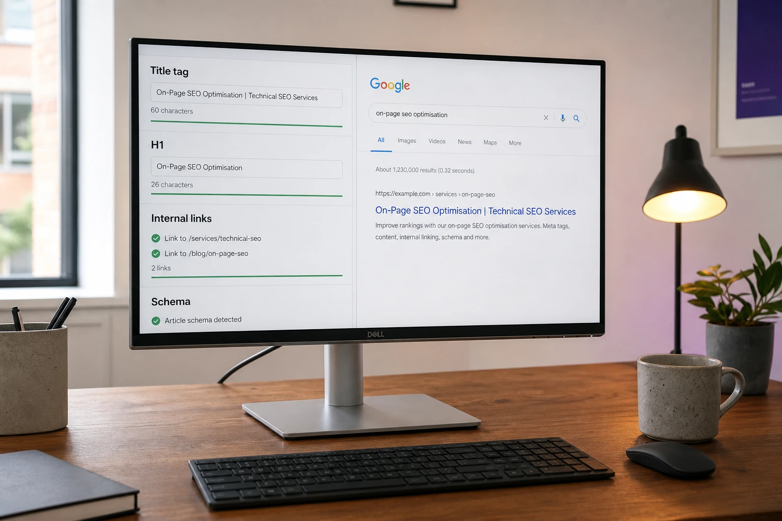 On-Page Optimisation professional SEO workflow
